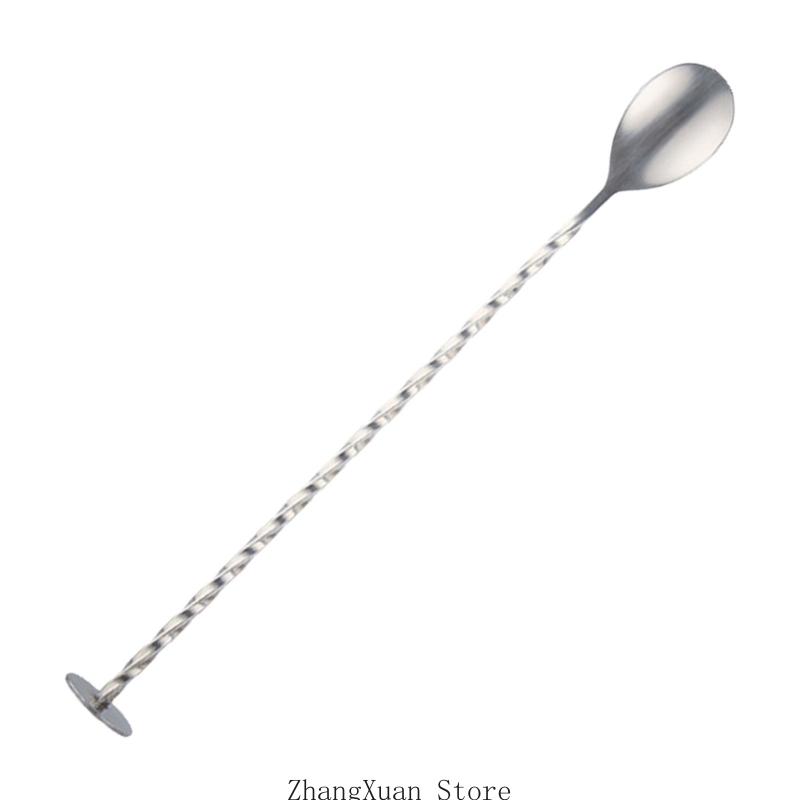 3XUF Professional 30cm Cocktails Spoon With Polished Finish For Bartending Essential
