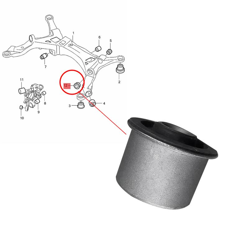 Car Rear Control Arm Axle Bushing 31277899 For VOLVO XC90 XC70 S60 S80 V70 Parts Rear Swing Arm Suspension Rubber Bushing