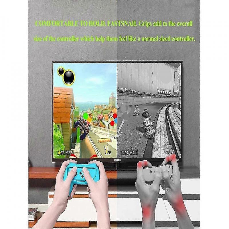 2025 Griffe für Nintendo Switch Joy-Con, Verschleißfestes Griff-Kit für Switch Joy-Cons Controller, 2er-Pack