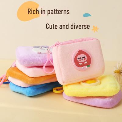 Simpatico Portamonete Peluche Cartone Animato - Portachiavi e Custodia per Auricolari con Cerniera per Bambini