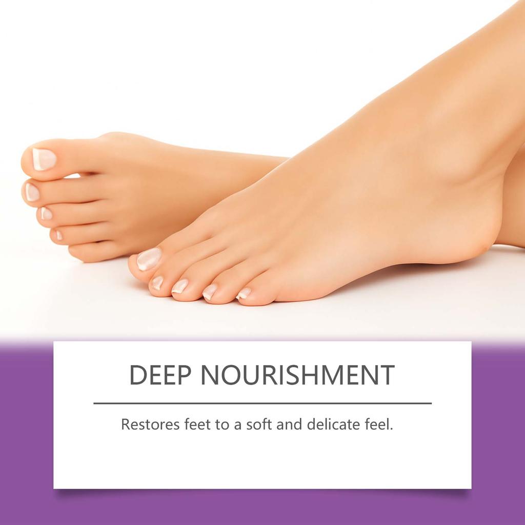 Lavender Exfoliating Foot Mask Gently Cares For The Feet. It Is Soft, Smooth And Comes In Individual Packaging For Convenient Use.5ML