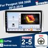 Srnubi 2 Din Car Radio Carplay Android Auto for Peugeot 208 2008 2012-2018 GPS Navigation Multimedia Player DSP UIS7865 Bluetooth 5.4 Support