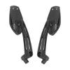 Modern Motorcycle Accessory Mirror Shatter Resistant Glass ABS Housing Easy Angle Adjustment Suitable for Scooters Bikes
