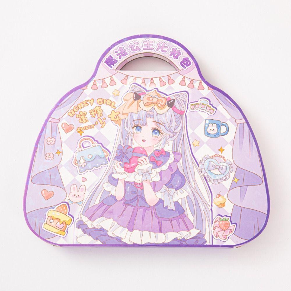 Album Journal Little Girl Makeup Outfit Stickers Personalized Princess Dress Up Sticker  School