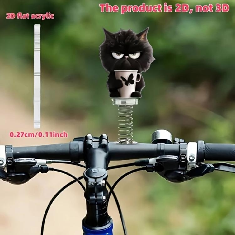 Head Nodding Cats Acrylic Car Decors Interactive Dashboard Toy Long Service Color Retention Multiple Styles for Men Women