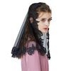 Lace Flower Scarf Round Bandana Fashion Prayer Kerchief Church Shawls Scarves Muslim Head Wraps Lace Veil Mass