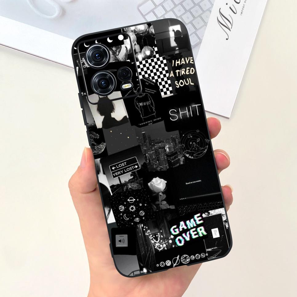 Soft TPU Case for Motorola Moto S30 Pro Protective Slim Silicone for Motorola Moto Edge 30 Fusion S30Pro Funda Cool Girly Style