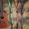 RightOn STRAPS Ukulele Strap, Width 2.5cm, Length 54-63cm, UKE HOOK Lei