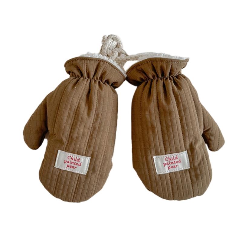 

Baby Mittens Warm & Comfortable Cotton Baby Gloves Toddler Mittens Soft & Warm Baby Mittens for Infants 0-2 Years кавовий