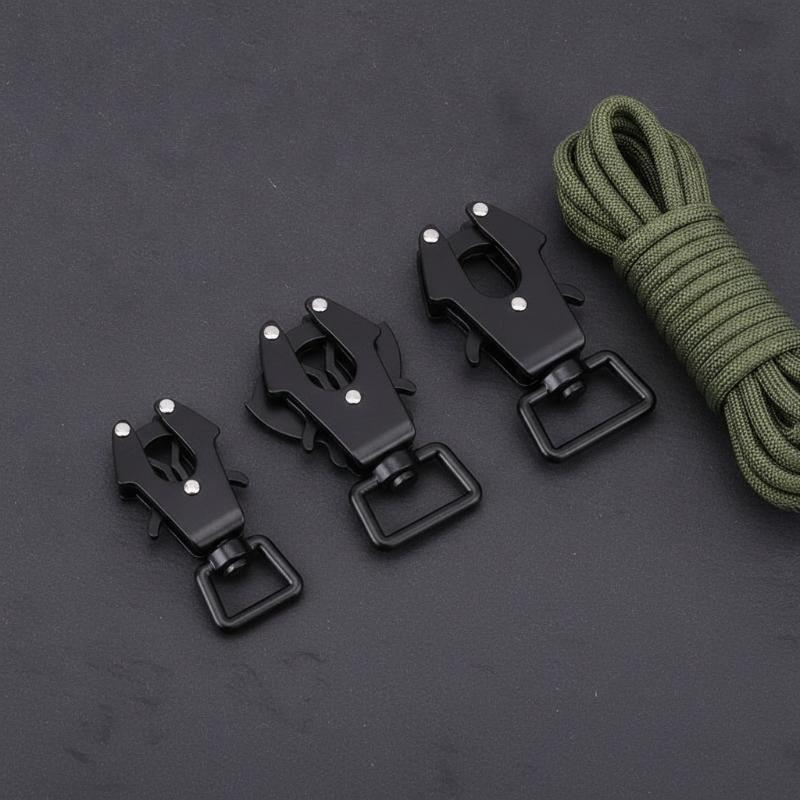Dog Leash Clasp Dog Leash Collar Linking Swivel Frog Clip Quick Release Locking Pet Supplies Metal Hardware Buckle For Hiking