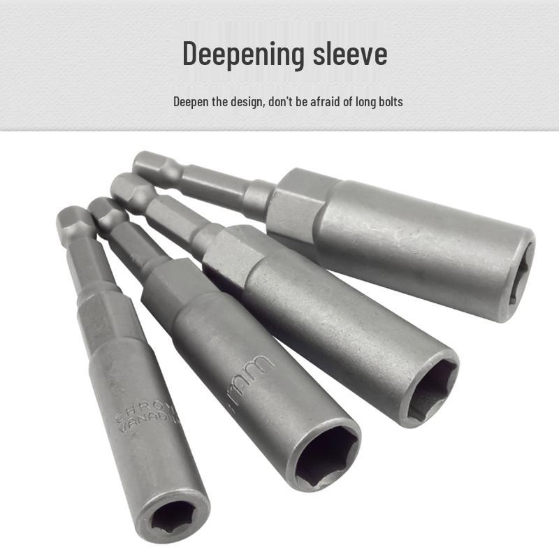 Jeu d'adaptateurs d'extension pour perceuse électrique à douille hexagonale