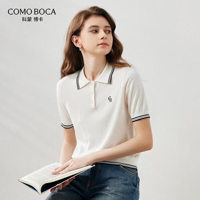 Женская вязаная рубашка-поло Komong Boca из смесовой шелковой пряжи XL