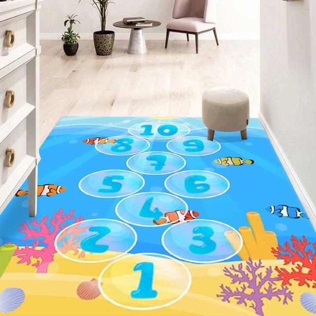 New Children 'S Bedroom Cartoon Bedside Carpet Teenage Girls Cute Cartoon Carpet Room Decorative Carpet Children Crawl Mat