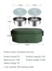 Mini Lunch Box USB Box Electric Food Charging Food Heating Portable Car Container Portable Rice Tower Lunch Box Bento Stainless Steel |