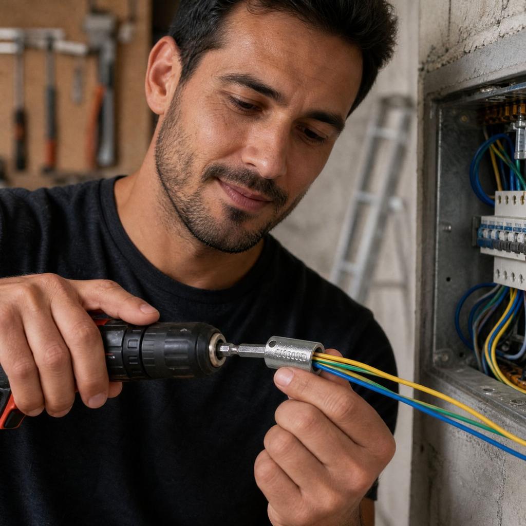 Wire Twister Tool for Electricians, Multi-Strand Wire Twisting and Cable Winding, Portable Wiring for Quick Connections