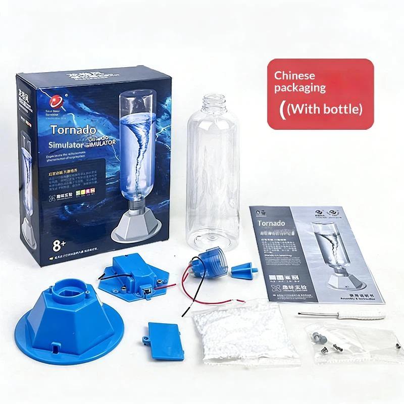 1 Set Easy Assembly DIY Science Craft Twister Maker Kit Wind Water Simulator Toy Learning Education Gift With/no Empty Bottle