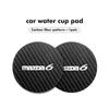 For Mazda Car Cup Coaster Waterproof Durable Drink Bottle Holder Pad 2 3 4 5 6 7 8 9 323 626 CX-3 MX-5 30 RX-8 Axela