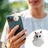 Halloween Ghost Phone Buddy Mini Ghost Figures Adhesive Phone Accessory Cute Stick-On Ghost Phone Topper for Smartphone Desk Decor