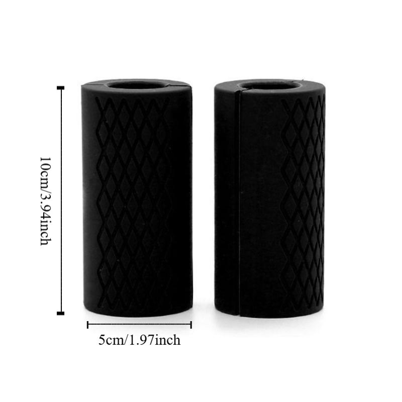 Thicken Silicone Dumbbell Grip Increase Friction Fitness Equipment Barbell Grip  Bodybuilding