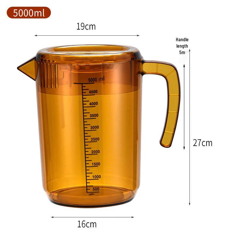 ZISIZ Graduated Acrylic/PC Pitcher with Lid