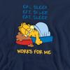 Garfield Mens Works For Me Hoodie