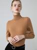 Women's Cashmere High Neck Slimming Sweater - Long Sleeve, Warm, Elegant Autumn/Winter Knitwear Top