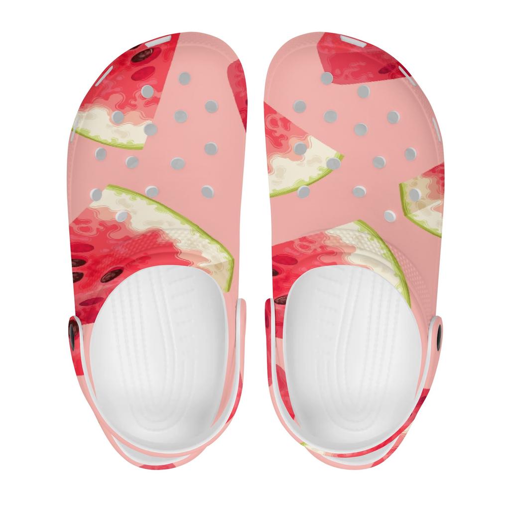 Graphic Printed EVA Clogs Women Men Flexible Lightweight Slip On Summer Sandals Casual Shoes Soft Footwear Easy Daily Wear