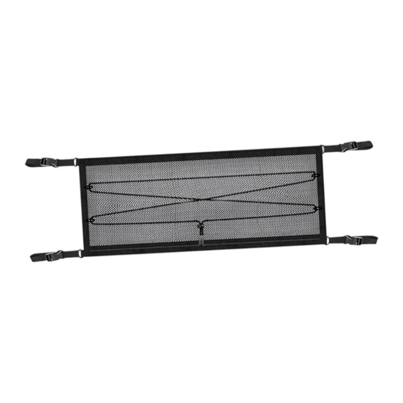 Sturdy Polyester Cargo Net For Camping Trolleys Easy Installation Zippers Access And Secure Storage Solution
