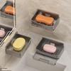 Wall-Mounted Double-Layer Soap Holder: Punch-Free, Anti-Mold, Bathroom Storage with Drainage.