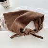 Multi-functional Knitted Triangular Scarf Warm Triangle Knit Scarves British Headscarf Shawl  Women