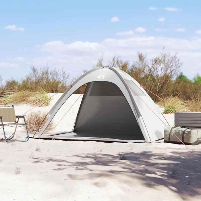 VidaXL Tente de plage gris imperméable, tente, tente de jardin, abri d'extérieur, tente de camping, abri de camping, abri de 94528