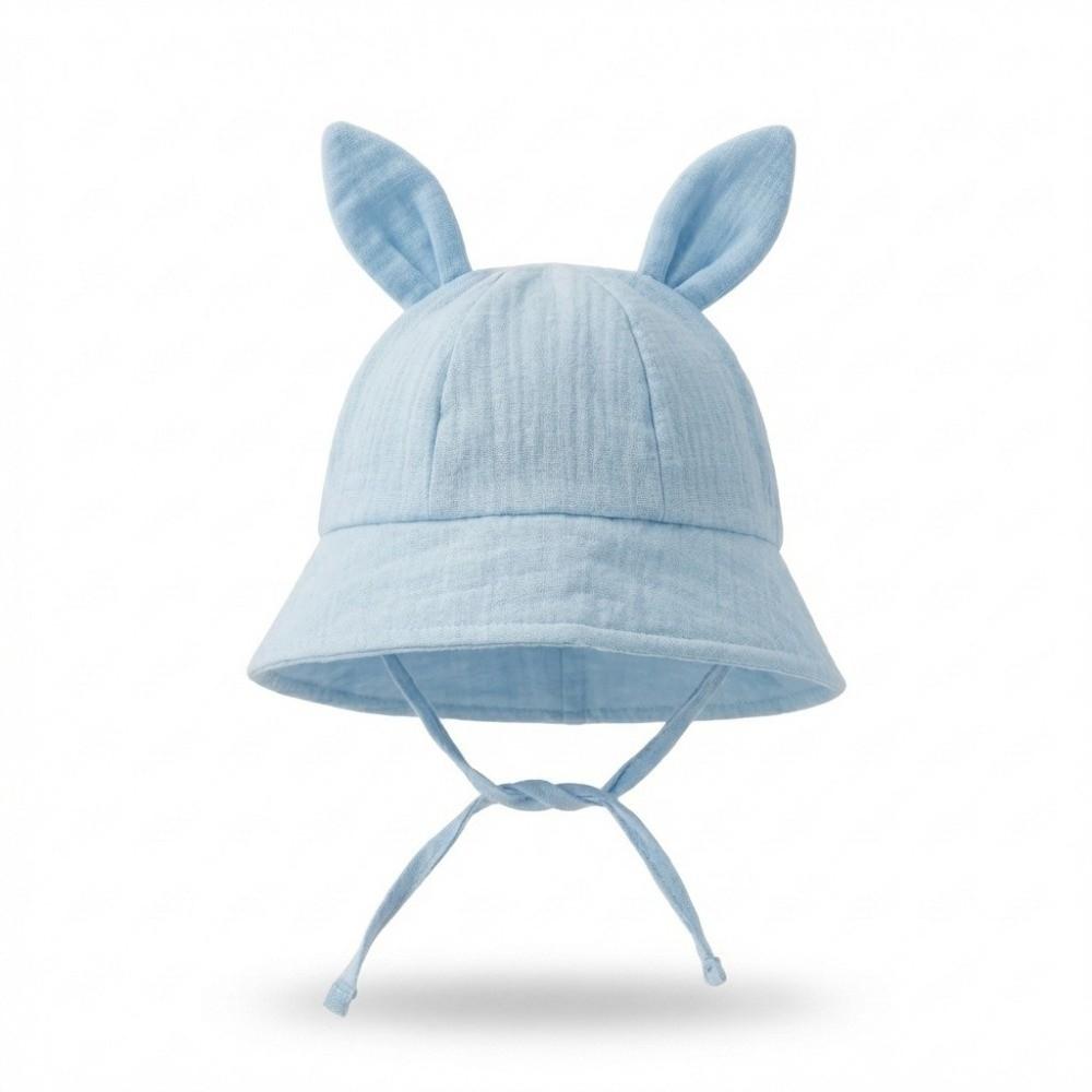 

Adjustable Princess Hat Thin Baby Sunhat New Baby Fisherman Hat Spring Summer синій