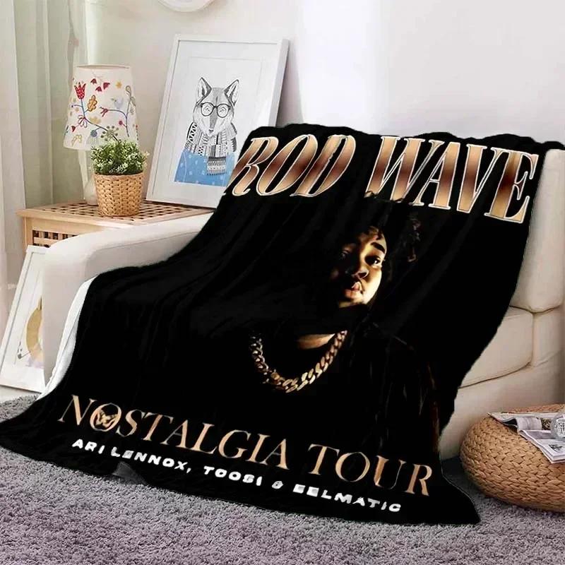 

Rod Wave Inspired Flannel Throw Blanket Soft Warm Hip Hop Decor for Couch Bed Chair Perfect Gift for Boys Girls 100x150cm