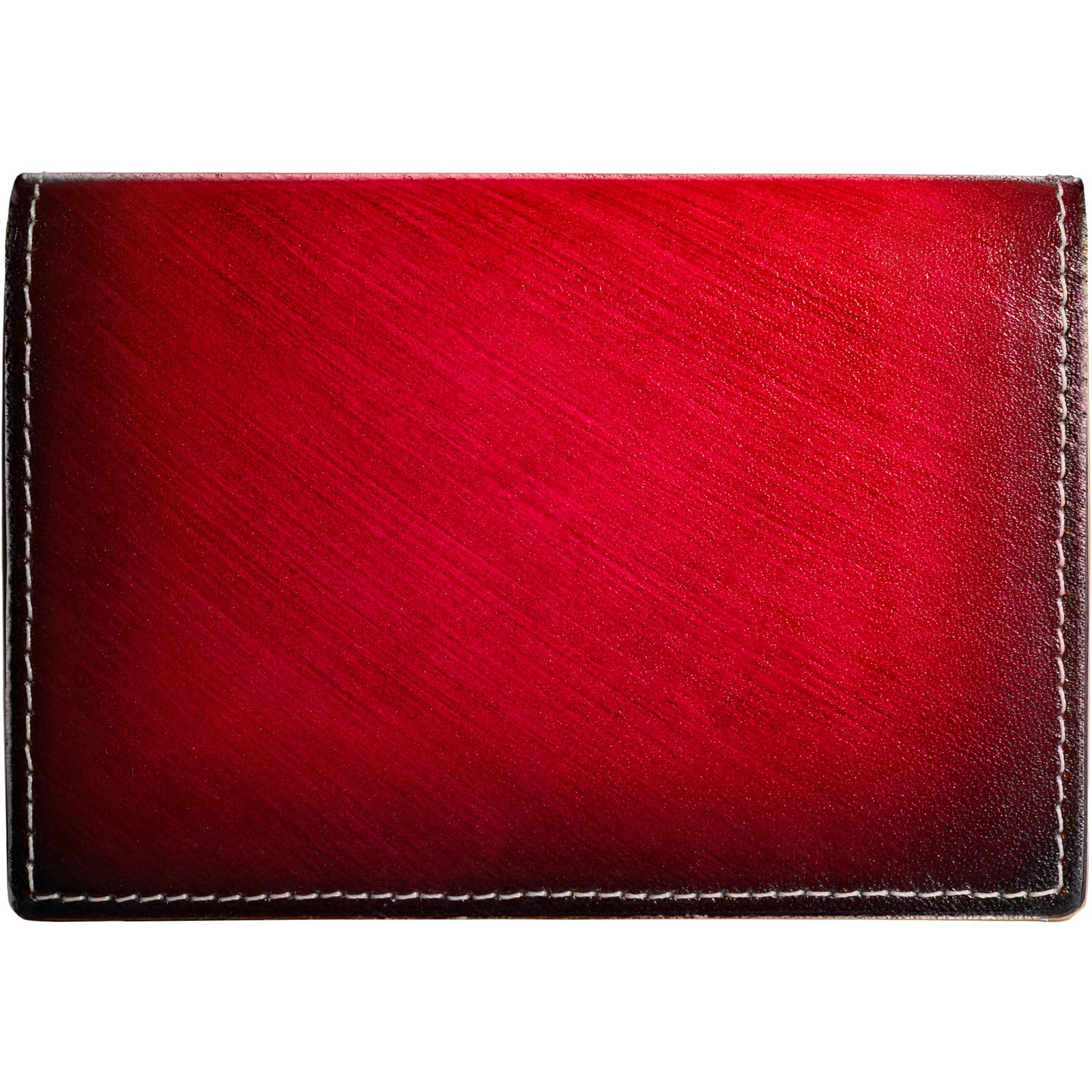 

[Dom Teporna] Men s Business Card Holder, Genuine Leather, Thin, 4 Pockets, Gradient Cowhide, Italian Leather, Vegetable-Tanned Leather, Business Card