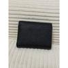 Used PRADA Tri-fold wallet, Saffiano leather, black, gold hardware, with box