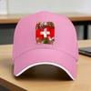Schweiz Schweizer Flagge Sonne Baseballkappe Frühling Unisex Unisex Design Hip Hop Hüte Sonnenschutz Street Style Kpop Rock Snapback Kappe