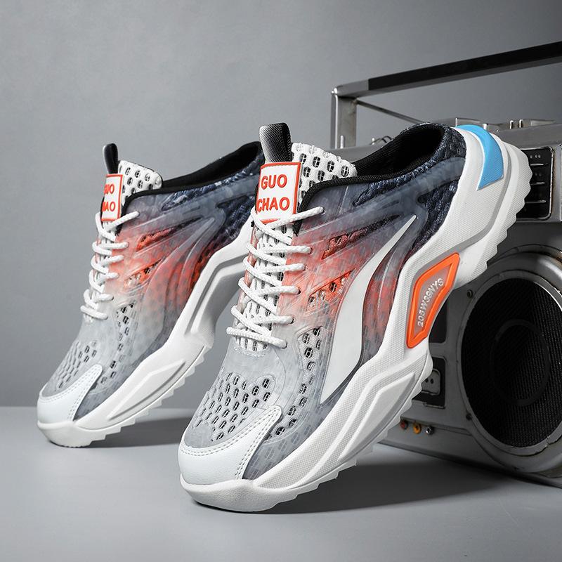 

Men s one-pedal lazy shoes 46 large size summer new casual shoes fashion trend bag head drag mesh shoes 46