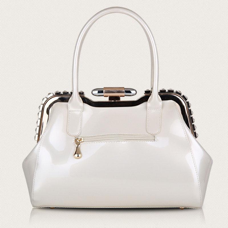 IELGY Weicher Griff, trägerlos, vertikal, quadratisch, PU, ​​einfarbig, modisch, tragbar, im europäischen und amerikanischen Stil