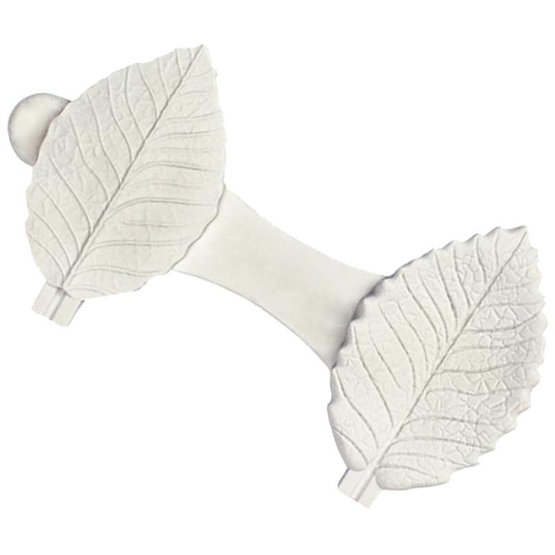 Silicone Mold Leaves Candy Fondant Molds Cake Decorating Tools Flower Making Rose Leaf Mould