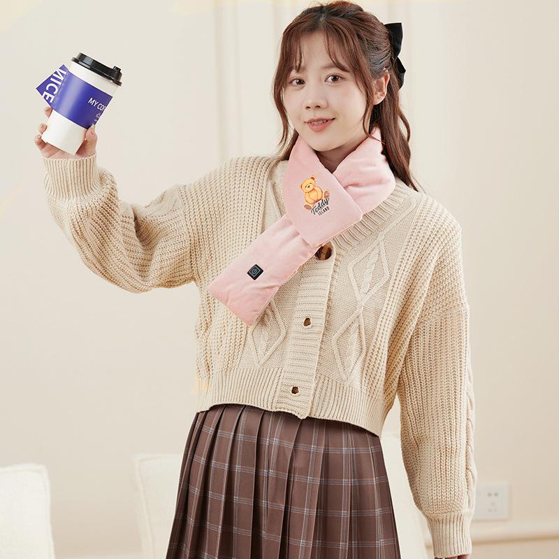 

Graphene USB-Heated Rechargeable Neck Scarf: Winter Model with Washable Fabric and Neck Protection