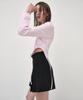 ETMON Side Shirring Slim Shirt, Pink