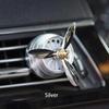 LED Light Car Air Freshener Air Force Propeller Shape Perfume Vent Clip Decor Aromatherapy Fan Auto Perfume