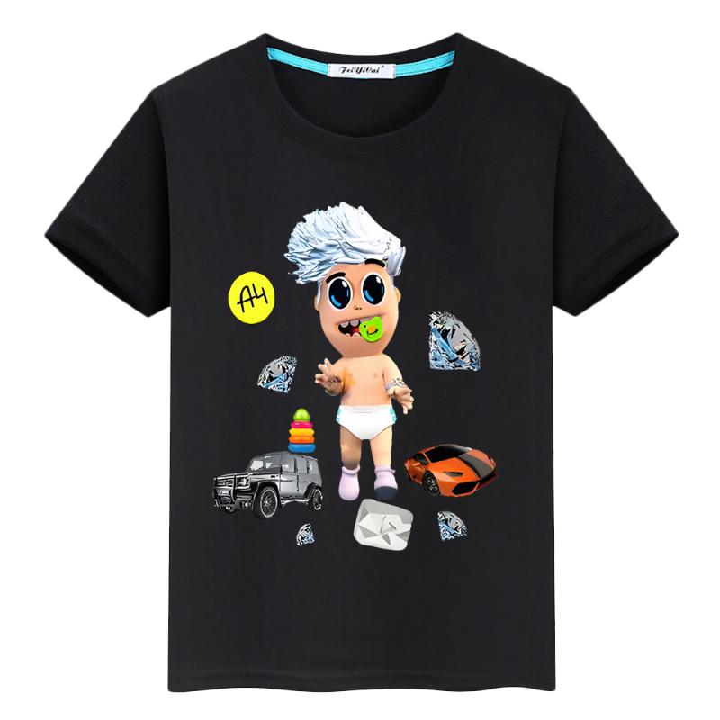 Cartoon Tiger Bird K-kPop Demon Hunters Print T-Shirt Anime Short Sleeve Tee Summer Girl Boy Shirt Casual Tops Crewneck Clothing