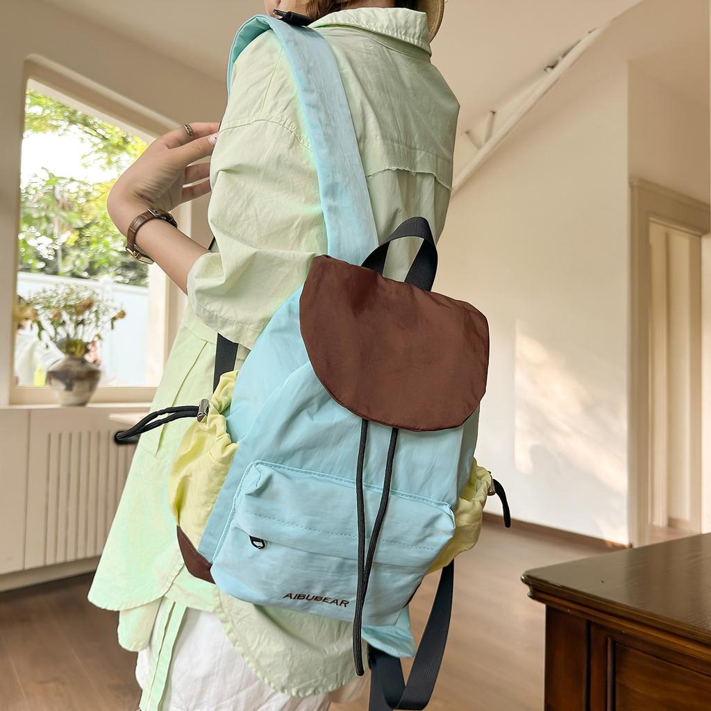 Schoolbag Backpack Outdoor Mountaineering Climbing Women's Travel Lightweight Portable New Spring and Summer Hiking School Bag Women's Small Backpack