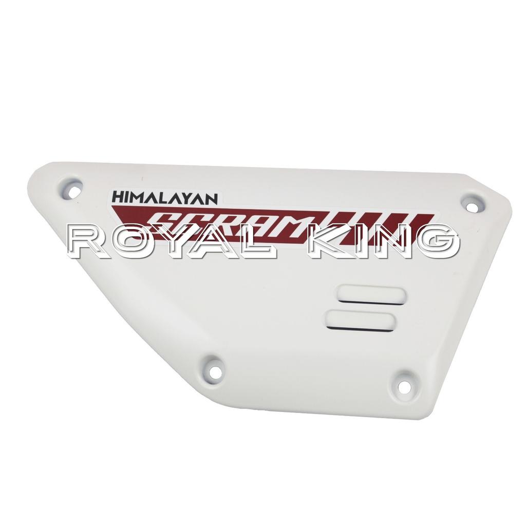 Royal Enfield "White Flame Right Side Panel With Decal" For Scram 411