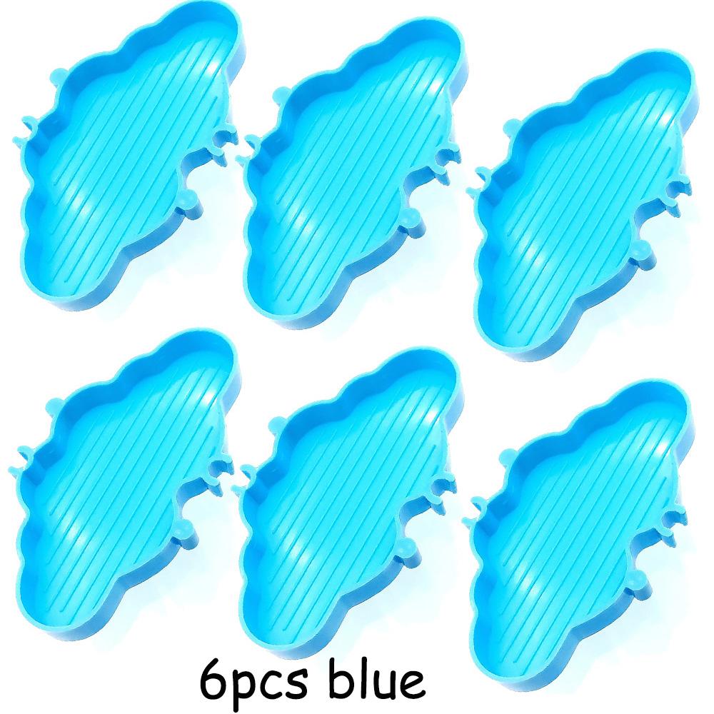 

6PCS Cloud Shape Diamond Painting Tray Kits Spliceable Drill Plate Diamond Painting Pen Art Beading Plates Cross Stitch Tools