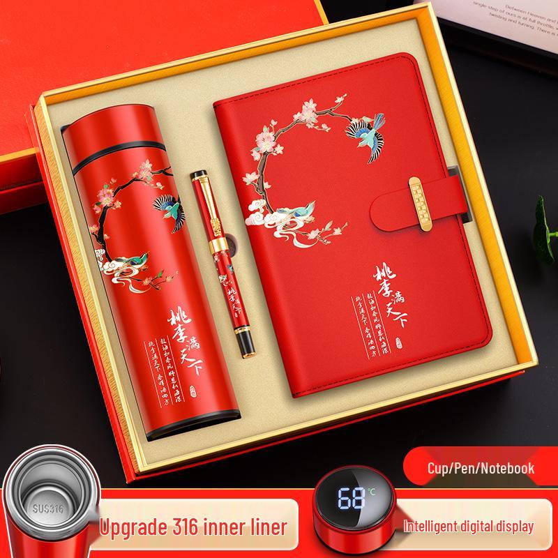 Elegant Notebook Gift Box Set for Female Homeroom Teachers: Graduation & School Anniversary