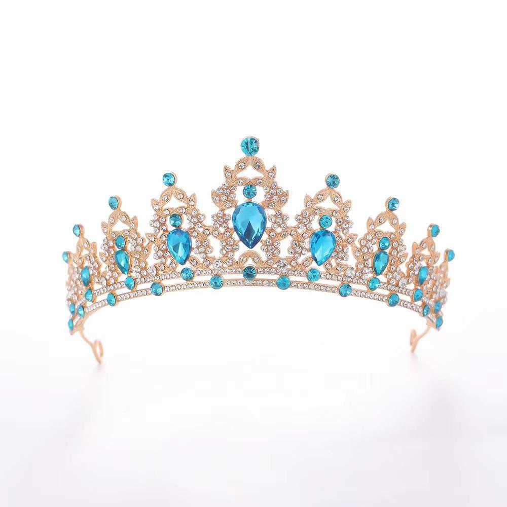 Bride's Crown Headband Alloy Rhinestone  Wedding Crown  Birthday Hair Accessory  Style Headband Accessory