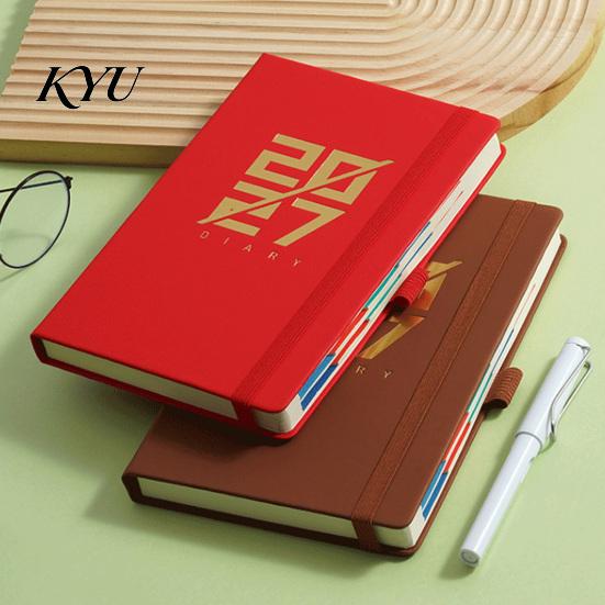Study Planning Notepad 2027 Monthly Planner Agenda, Eye-friendly Paper And PU Leather Academic Agenda Organizer Cover, Time Management Notebook