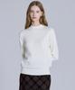 BASIC HOUSE Women'S High-Neck Long-Sleeve Sweater Ivory Lykt7202